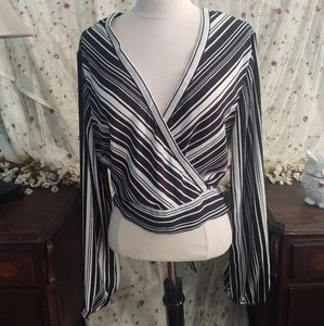 Guess Wrap Style Blouse